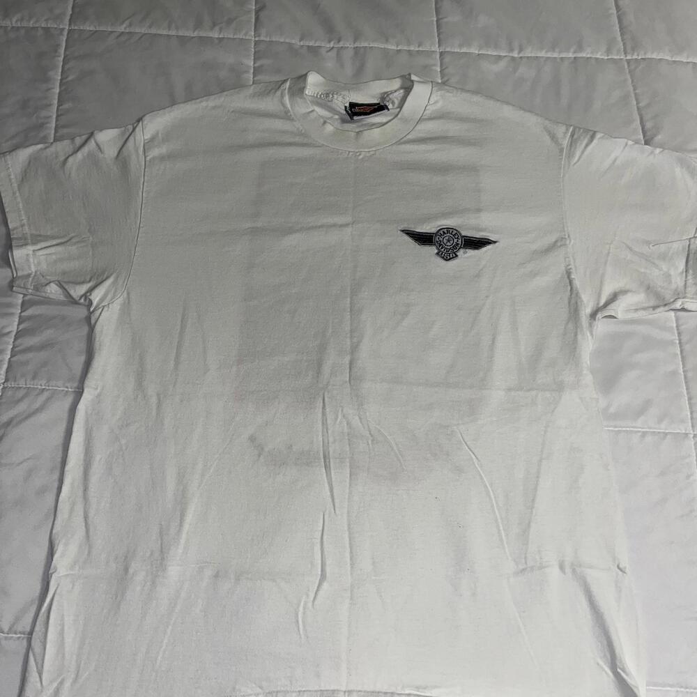 Vintage 1996 Harley Davidson Lee Tag 94 Special Men’s Large White Graphic TShirt - Picture 7 of 8